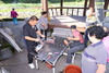 부리면 평촌교회(이효원 목사), 역평리에서 칼갈이, 방충망 교체 등 봉사활동