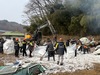 금산군 진산면 교촌리 화재 주택 복구 기관·단체 힘 모아